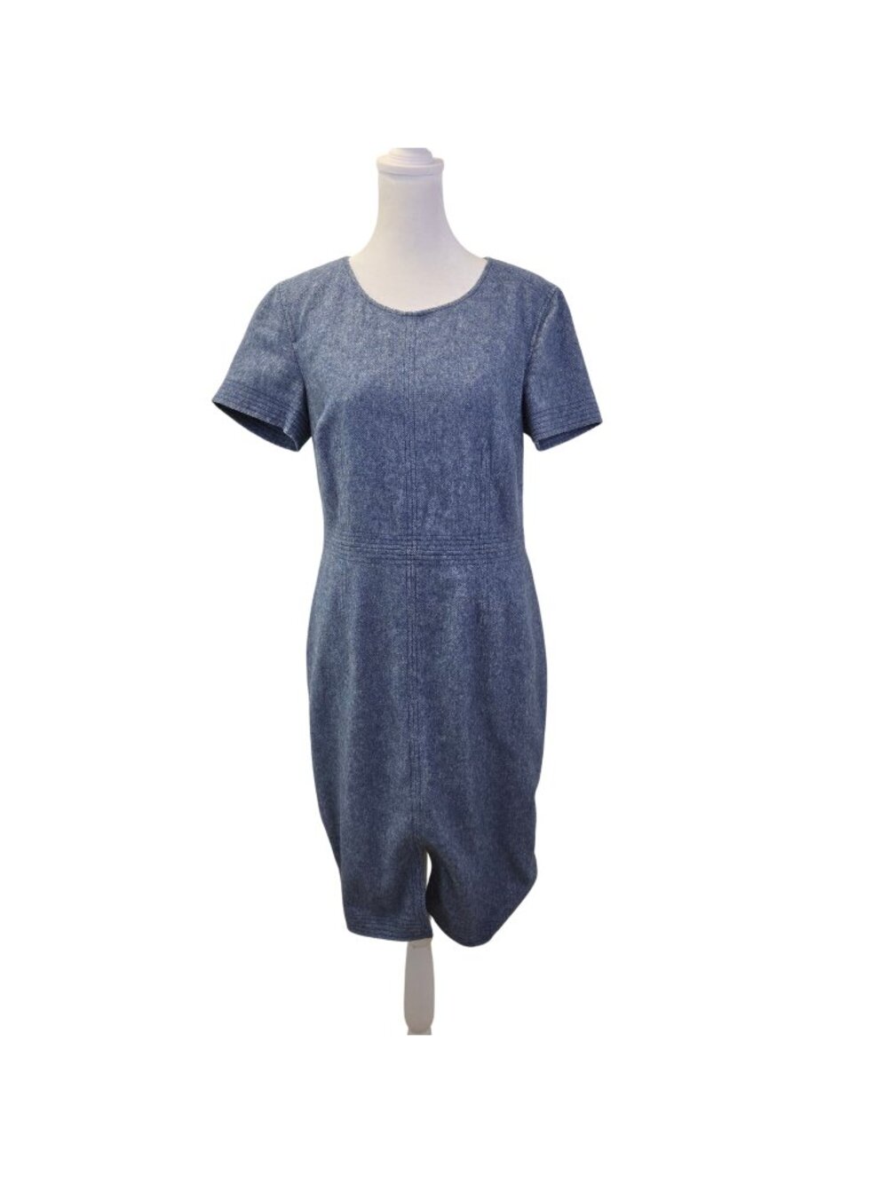 Banana Republic Wool Blend Baby Blue Shift Dress Size 6
